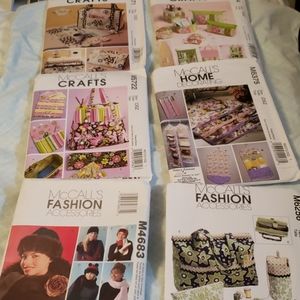 6 McCalls Sewing Patterns for Crafts & Decorating